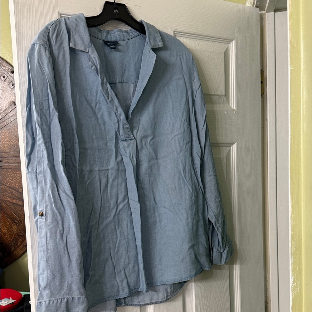 J. Jill Denim Light Blue Shirt